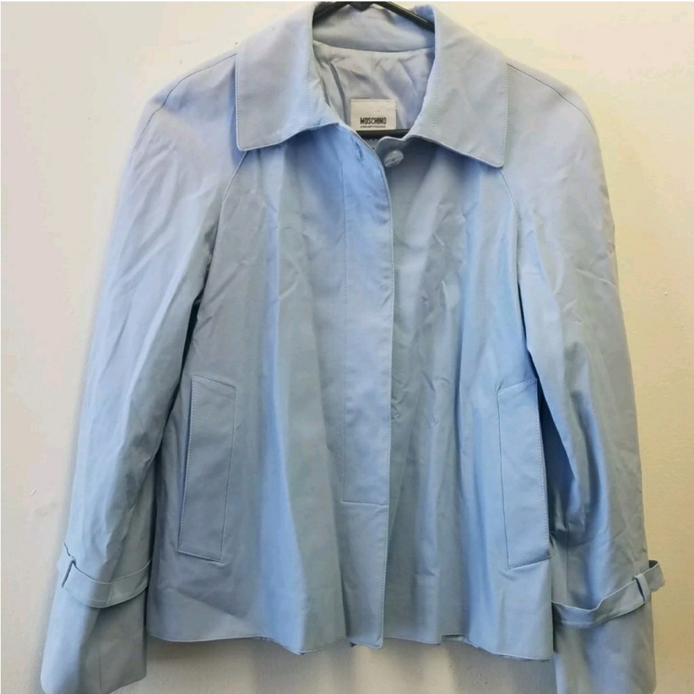 Moschino Cheap & Chic light blue blazer jacket 6